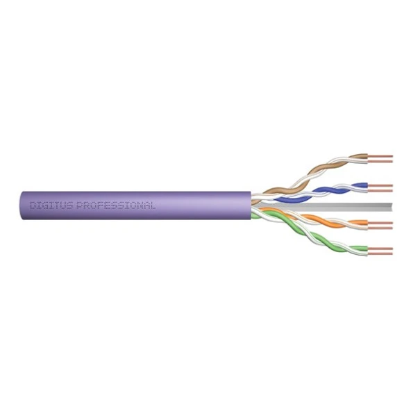 DIGITUS CAT6 Utp 23AWG Gri 500m Makara Saf Bakır Kablo 0.50mm DK-1613-VH-5-GR - Resim 8