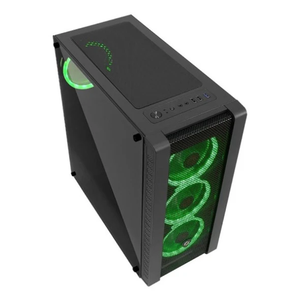 FRISBY FC-9320G 600W 80  BRONZE Gaming Micro-Tower PC Kasası - Resim 3