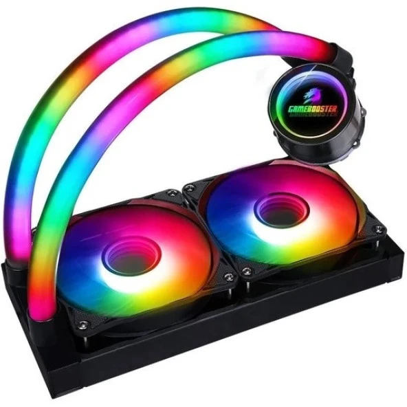 GAMEBOOSTER 240mm INFINITY 240BE ARGB Sıvı Soğutmalı AM5-1700p İşlemci Fanı - Resim 2