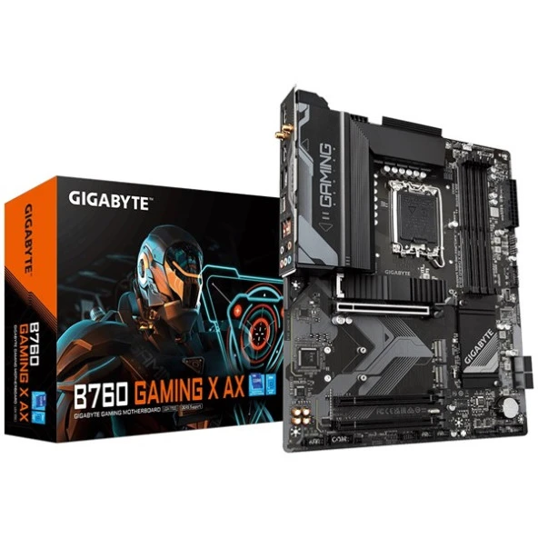 GIGABYTE B760 GAMING X AX WIFI-6E DDR5 HDMI DP PCIe 16X v5.0 1700p ATX