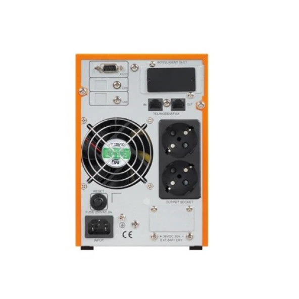 MAKELSAN 2KVA POWERPACK SE ONLINE 1/1F LCD EKRAN TOWER UPS 12v 9amper - Resim 2