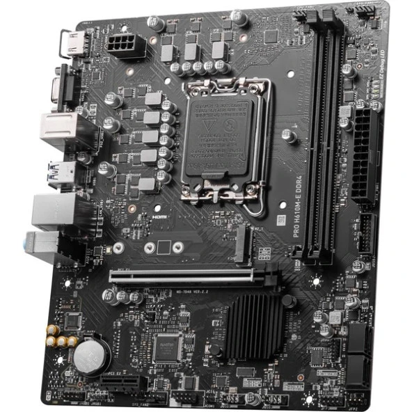 MSI PRO H610M-E DDR4 M2 PCIe NVME HDMI PCIe 16X v4.0 1700p mATX - 4