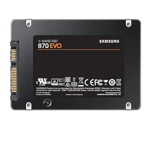 SAMSUNG 500GB 870 EVO MZ-77E500BW 560- 530MB/s SSD SATA-3 Disk - Resim 2