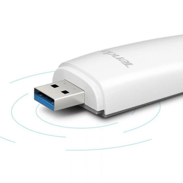 TENDA U12 AC1200 Dual Band USB 3.0 Kablosuz Adaptör - 2