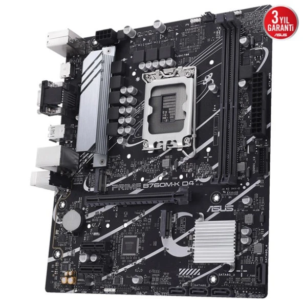 ASUS PRIME B760M-K D4 DDR4 HDMI PCIE 4.0 1700p mATX - 4