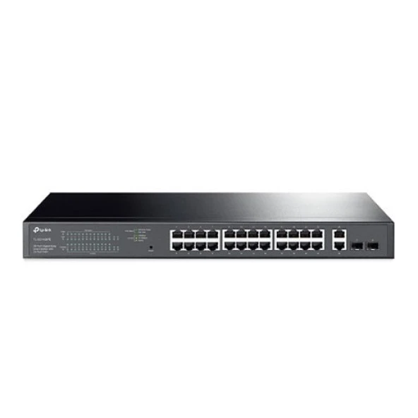 TP-LINK 28-PORT 250W 24-PORT POE  TL-SG1428PE GIGABIT 2X-SFP YÖNETİLEBİLİR SWITCH