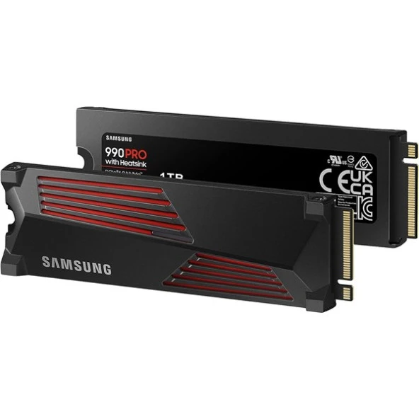SAMSUNG 1TB 990 PRO MZ-V9P1T0CW 7450- 6900MB/s M2 NVMe Gen4 Disk Soğutuculu - 2