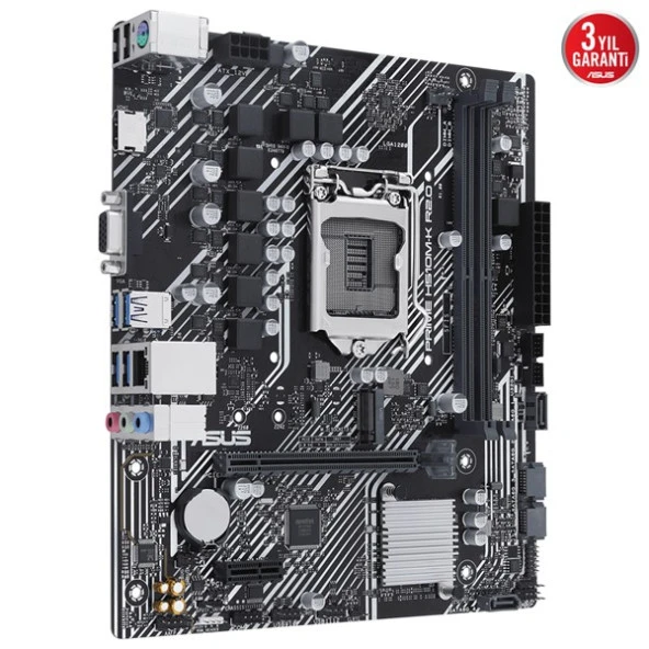 Asus Prıme H510m-K R2.0 Ddr4 Hdmı Pcıe 16X V4.0 1200P V2 Matx - 3