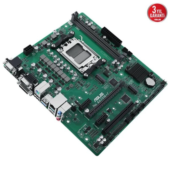ASUS PRO A620M-C-CSM DDR5  HDMI-DP-DVI PCIE 4.0 AM5 KURUMSAL ANAKART - 4