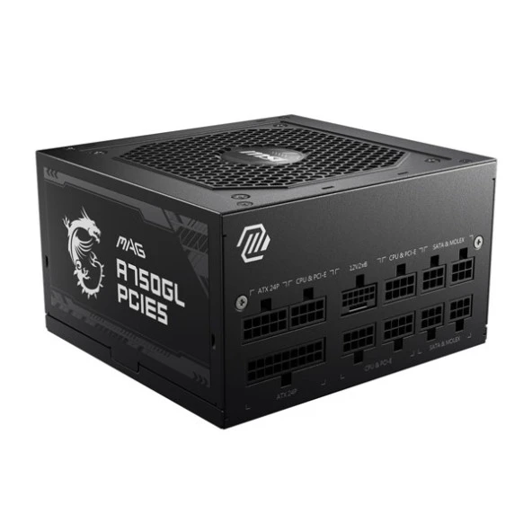 MSI 750W 80+ GOLD A750GL PCIE 5.0 TAM MODÜLER POWER SUPPLY - 2
