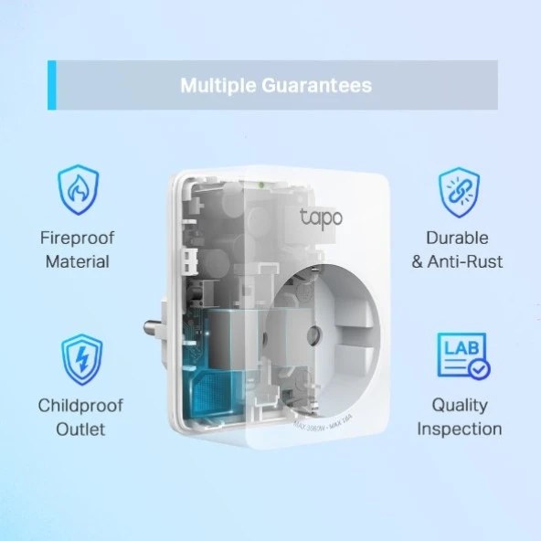 Tp-Lınk Tapo P110 Mını Wi-Fi Akıllı Priz (2-Pack) - 3