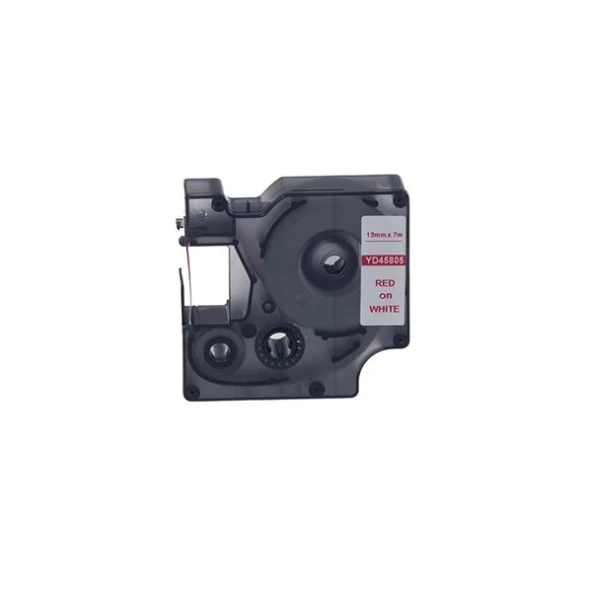 Prıntpen Dymo D1 45805 Beyaz Etıkete Kırmızı (19Mm X 7M)