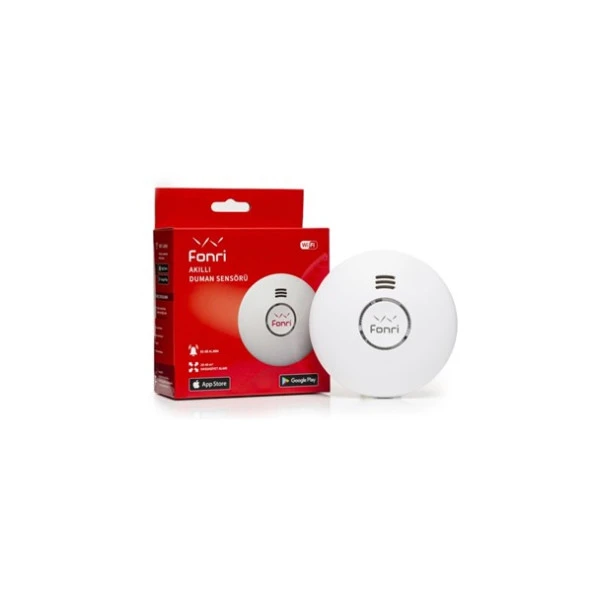 Fonri Wf3-Al1-0304-01 Wıfı Kablosuz Gs558d-H04 Akıllı Duman Sensörü - 2