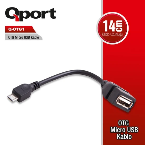 Qport Q-Otg1 Otg To Mıcro Usb Çevirici