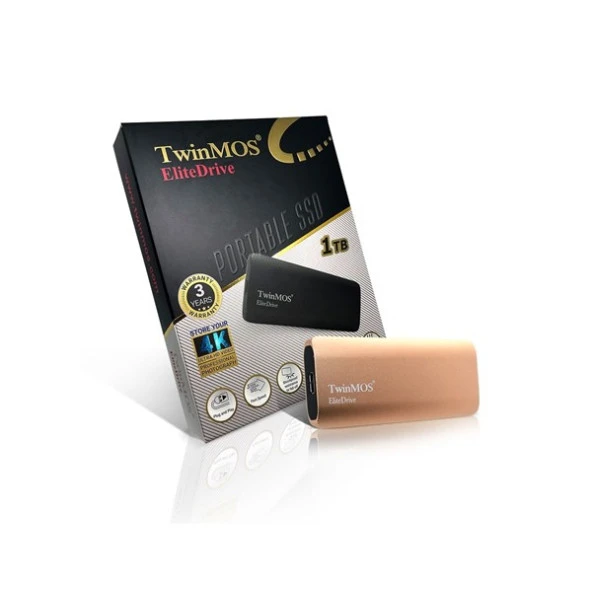 TWINMOS 1TB PSSDGGBMED32-G TYPE-C HARİCİ SSD DİSK GOLD - 3