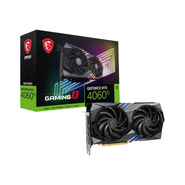 Msı 8Gb Rtx4060tı Gamıng X 8G Gddr6 128Bit Pcıe 4.0