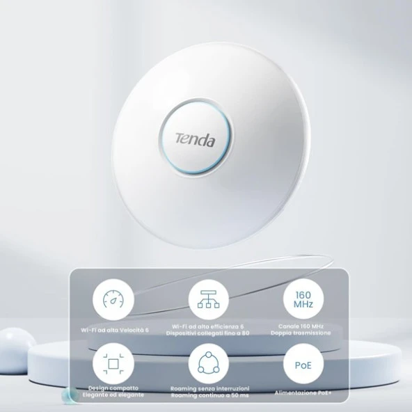 TENDA i27 AX3000 Dual Band Kurumsal Access Point - 2