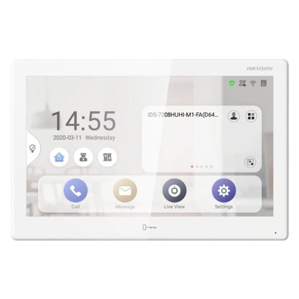 HIKVISION KH9510-WTE1(B) INTERCOM SİSTEMİ İÇ ÜNİTE WIFI 10.1"