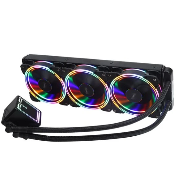 DARK 360mm W360 DKCCW360 RGB Sıvı Soğutmalı AM5-1700p İşlemci Fanı - Resim 2