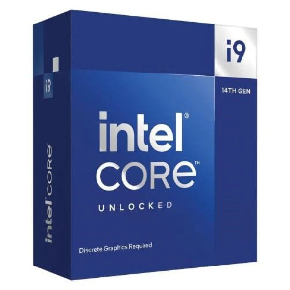 Intel Core İ9 14900K 68Mb 16Çekirdekli O/B Uhd 770 1700P 125W Kutulu+Fansız