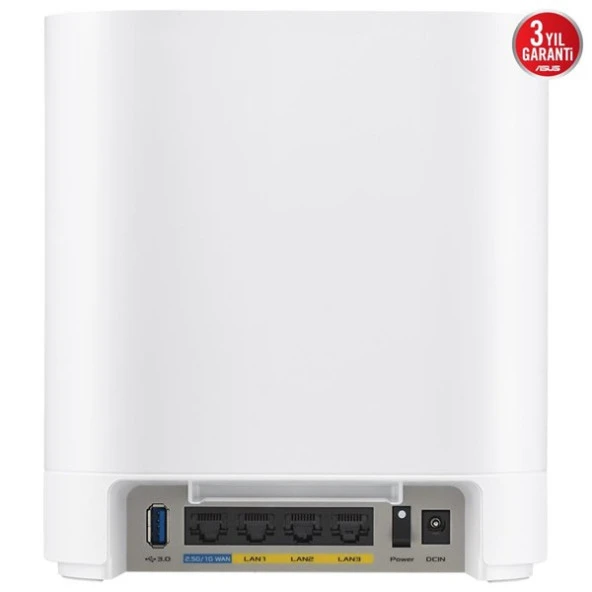 ASUS EXPERT WIFI EBM68-W-2 AX7800 WIFI6E Dual Band Kurumsal Mesh Router 2-li paket - Resim 3