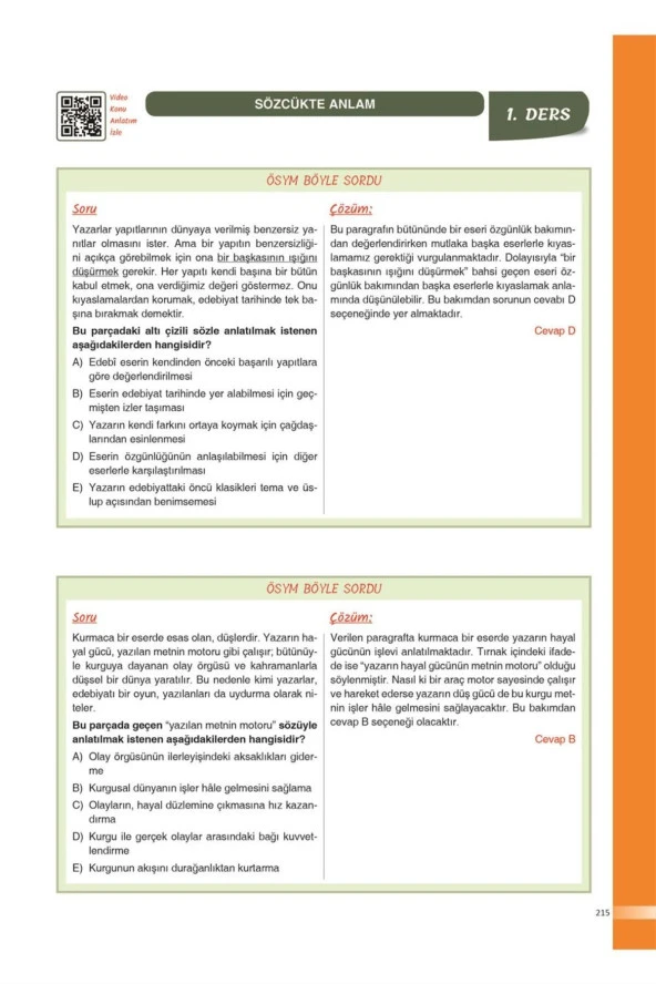 Dgs Kitap Konu Özetli Soru Bankası Video Anlatımlı Tek Kitap - Resim 6