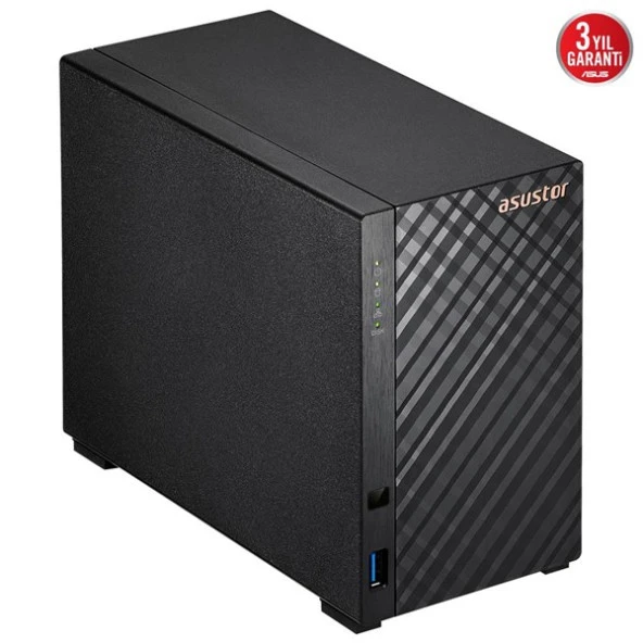 ASUSTOR AS1102TL REALTEK RTD1619B QC-1GB RAM-2-diskli Nas Sunucu (Disksiz) - 3