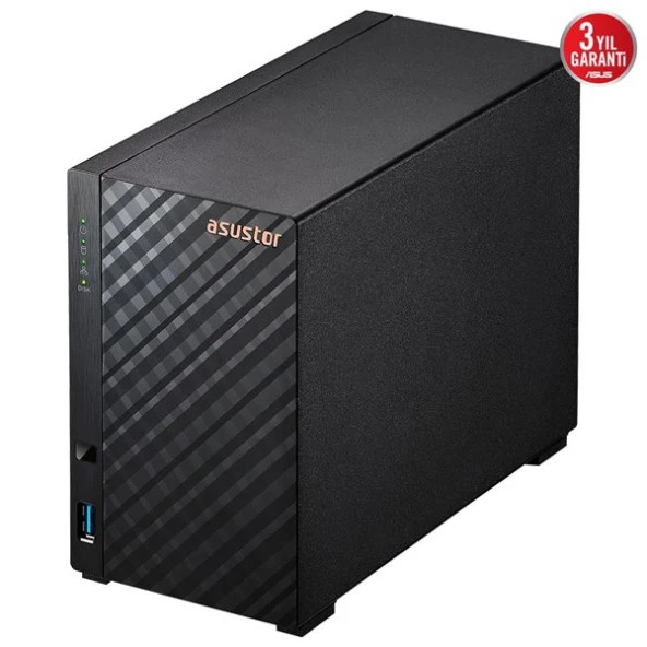 ASUSTOR AS1102TL REALTEK RTD1619B QC-1GB RAM-2-diskli Nas Sunucu (Disksiz) - 5
