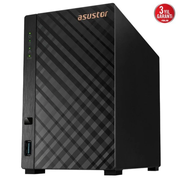 ASUSTOR AS1102TL REALTEK RTD1619B QC-1GB RAM-2-diskli Nas Sunucu (Disksiz) - 6