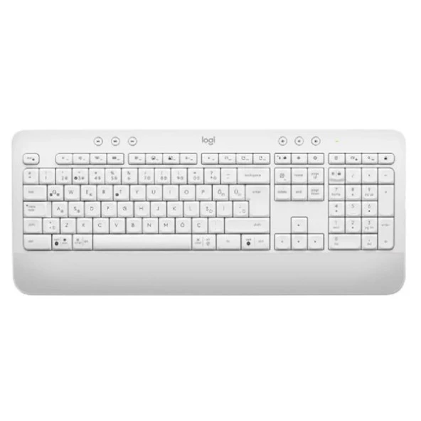 LOGITECH Q SIGNATURE 920-010973 Kablosuz Beyaz Klavye - 2