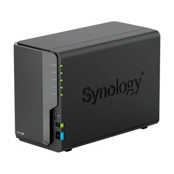 SYNOLOGY DS224 PLUS CELERON QC- 2 GB RAM- 2-diskli Nas Server (Disksiz) - 2