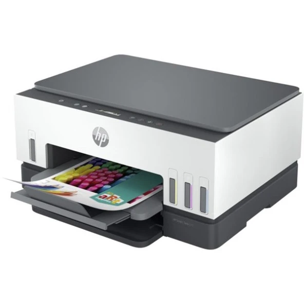 HP A4 SMART TANK 670 6UU48A Renkli Çok Fonksiyonlu Tanklı Dublex Yazıcı Usb,Kablosuz - 2