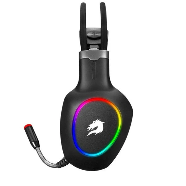 GameBooster GB-H05 Zen Rainbow LED 7.1 Titreşimli Siyah Oyuncu Kulaklığı - 4