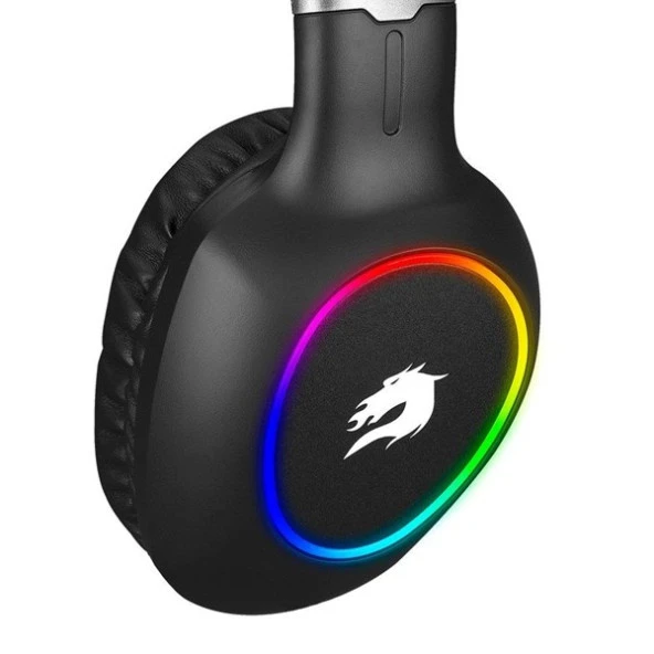 GameBooster GB-H05 Zen Rainbow LED 7.1 Titreşimli Siyah Oyuncu Kulaklığı - 5