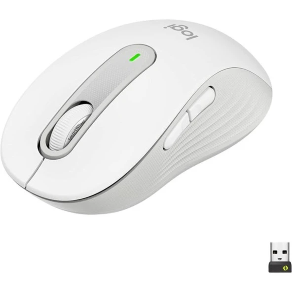 Logitech M650 Signature Kablosuz Mouse Beyaz 910-006255 - Resim 2