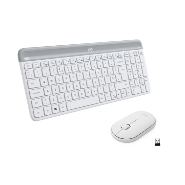 LOGITECH MK470 Kablosuz Q Trk Beyaz Multimedya Klavye - Mouse Set 920-009436 - 2