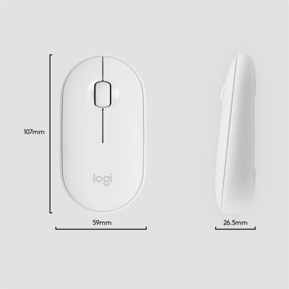 LOGITECH MK470 Kablosuz Q Trk Beyaz Multimedya Klavye - Mouse Set 920-009436 - 10