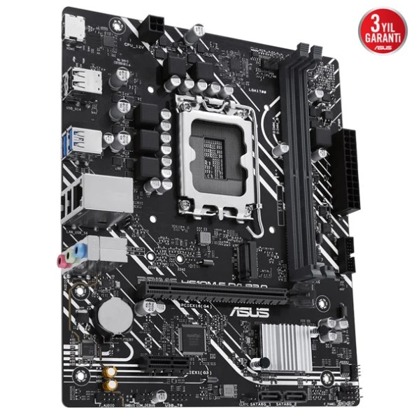 ASUS PRIME H610M-F D4 R2.0-CSM DDR4 HDMI PCIE 4.0 1700P mATX KURUMSAL ANAKART - Resim 4
