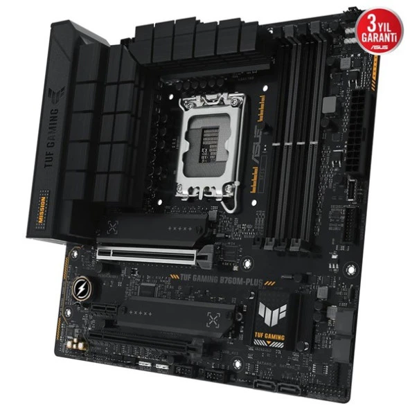ASUS TUF GAMING B760M-PLUS II DDR5 HDMI-DP PCIE 1700P MATX - 3