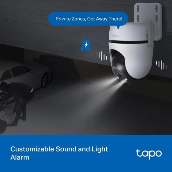 TP-LINK TAPO C520WS Dış Mekan Pan/Tilt Güvenlik Wi-Fi Kamera - 6