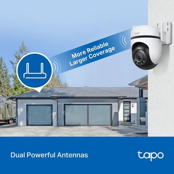 TP-LINK TAPO C520WS Dış Mekan Pan/Tilt Güvenlik Wi-Fi Kamera - 7