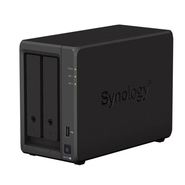 SYNOLOGY DS723 PLUS RYZEN R1600-2GB RAM-2-diskli Nas Sunucu (Disksiz) - 2