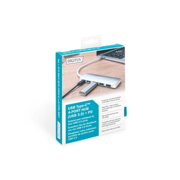 DIGITUS 4port DA-70242-1 Usb 3.0 Çoklayıcı - Resim 3