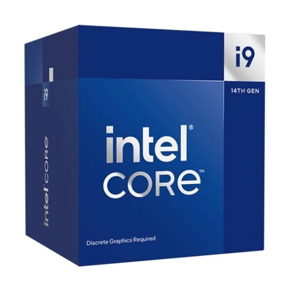 INTEL CORE i9 14900F 68MB 16çekirdekli VGA YOK 1700p 65w Kutulu+Fansız ürün görseli