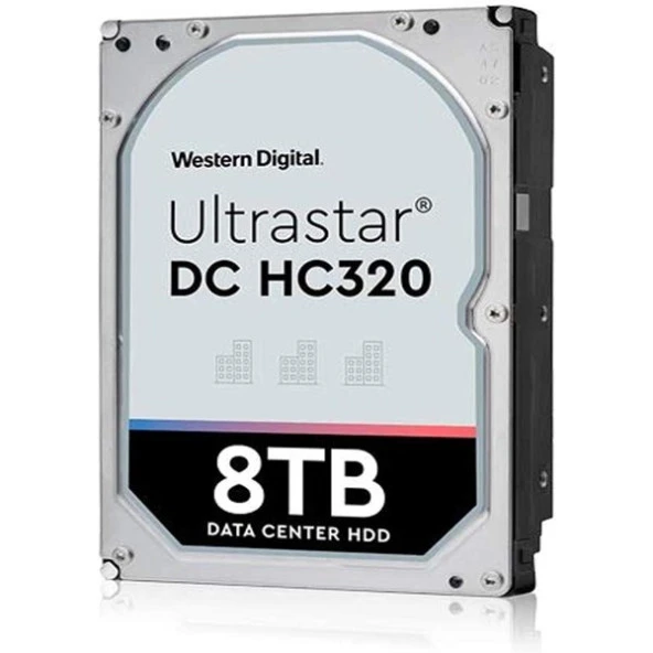 WD 8TB ULTRASTAR DC HC320 256MB 7200RPM ENTERPRISE NAS VE GÜVENLİK SATA-3 DİSK