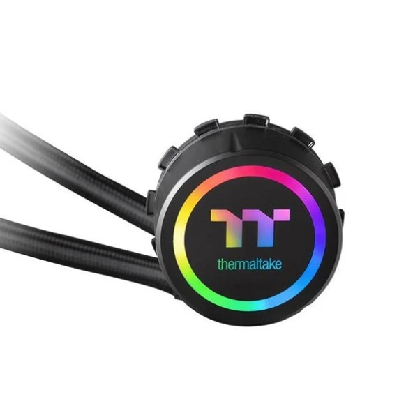 THERMALTAKE 240MM WATER 3.0 240 CL-W233-PL12SW-B ARGB AM4-2066P SIVI SOĞUTMALI İŞLEMCİ FANI - Resim 2