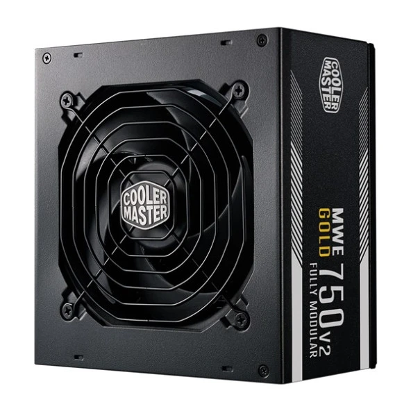 COOLERMASTER 750W 80  GOLD MWE v2 MPE-7501-AFAAG-EU 12cm Fanlı Tam Modüler Power Supply