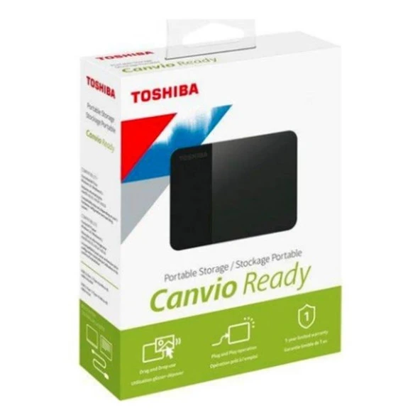 TOSHIBA 2TB 2.5" CANVIO HDTP320EK3AA USB 3.2 Harici Disk - 2