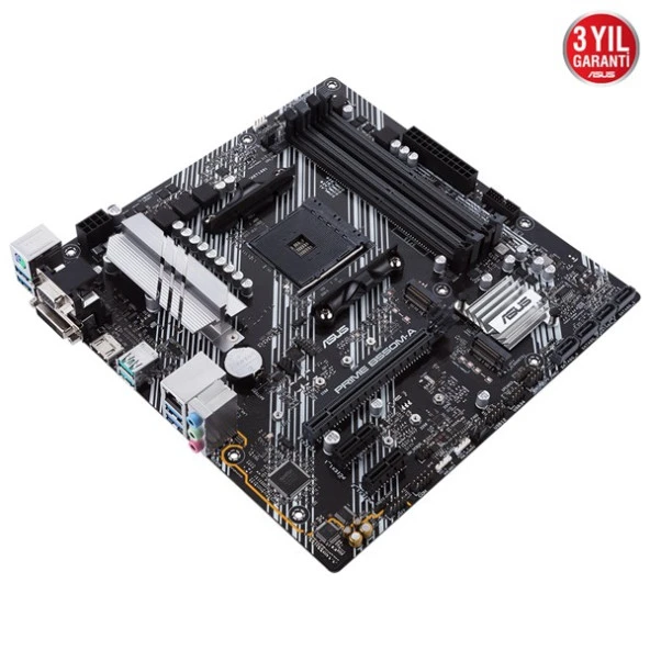 ASUS PRIME B550M-A DDR4 HDMI DVI PCIe 16X v4.0 AM4 mATX - 3