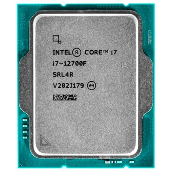 INTEL CORE i7 12700F 25MB 12çekirdekli VGA YOK 1700p 65w Kutusuz+Fansız ürün görseli